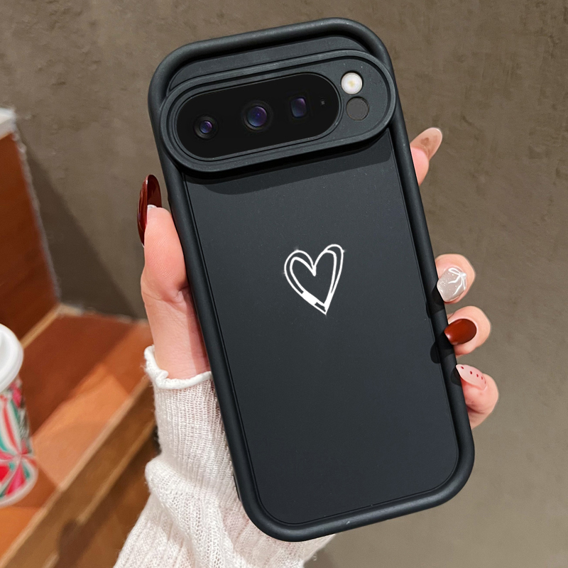Google Pixel 8A - 심플 러브 패턴 소프트 케이스 구글