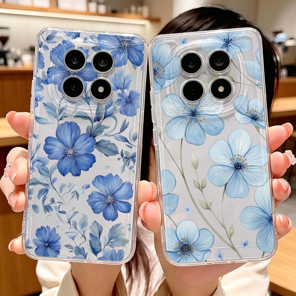 블루 수채화 꽃무늬 샤오미 POCO X7 X6 X5 F - Xiaomi Poco X6 리뷰 및 가격