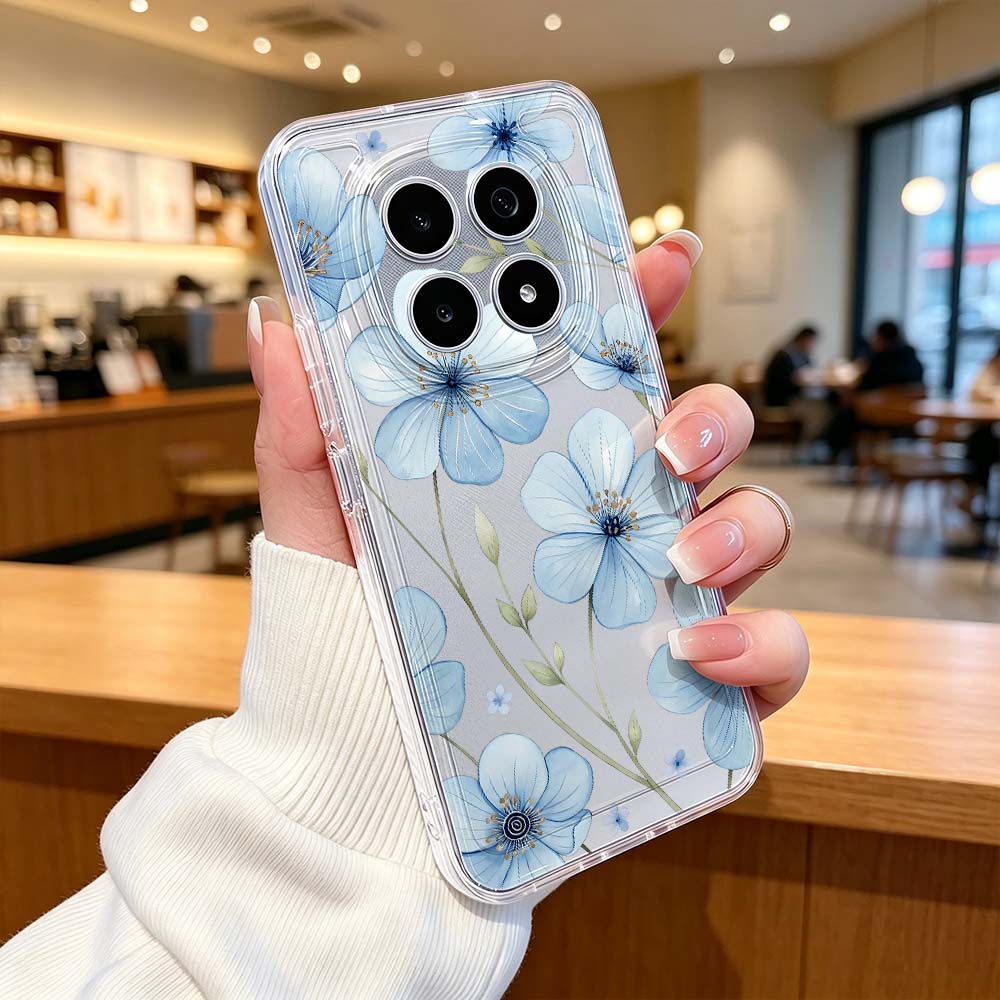 블루 수채화 꽃무늬 샤오미 POCO X7 X6 X5 F - Xiaomi Poco X6 리뷰 및 가격