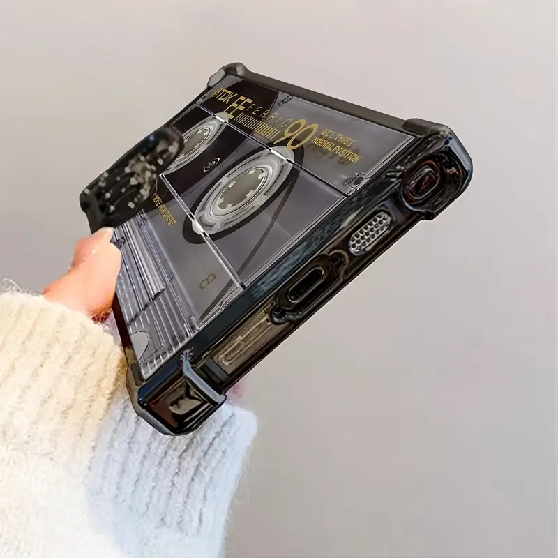 레트로 카세트 패턴 도금 소프트 폰 케이스 (삼성 갤럭 - Samsung Galaxy A55 리뷰 및 가격